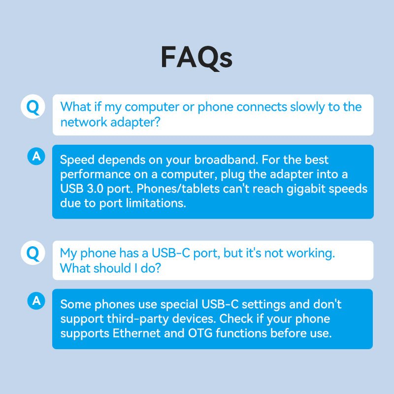 Vention USB-C/USB-A to Gigabit Ethernet Adapter - Vention