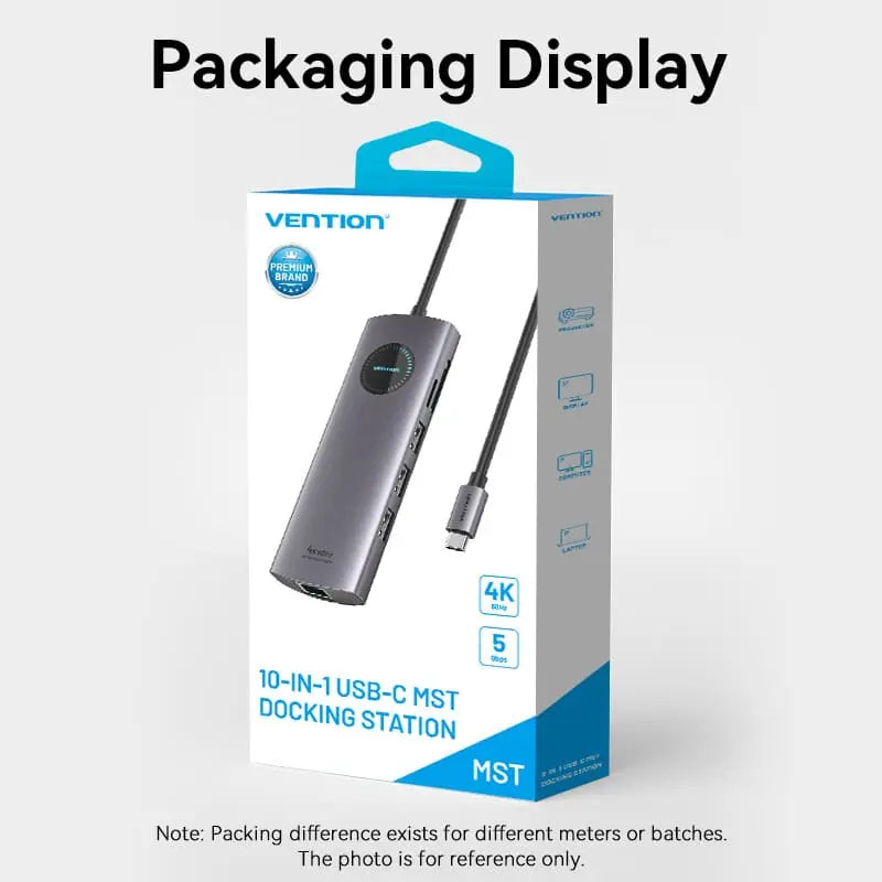 Vention 10-in-1 USB-C MST Docking Station - Vention