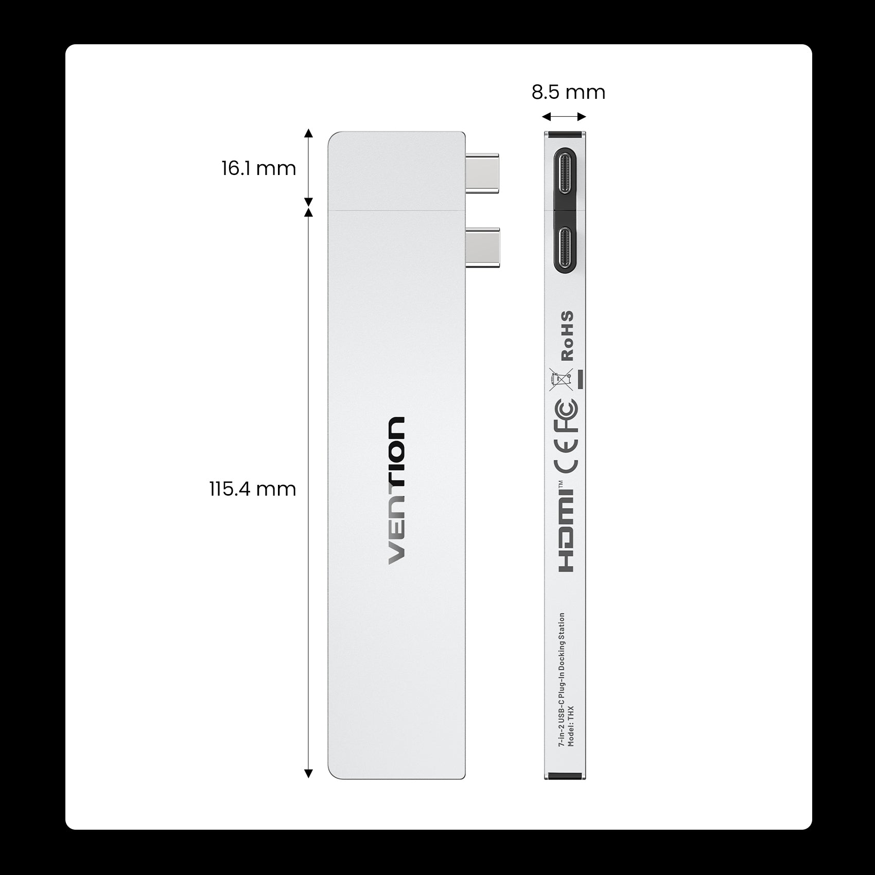 7-in-2 Plug-in Docking Station