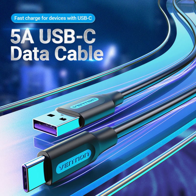 Vention USB 2.0 A Male to C Male 5A Cable PVC Type - Vention