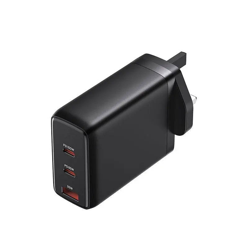 Vention 3-Port USB (C+C+A) GaN Charger (100W/65W/30W) UK-Plug - Vention