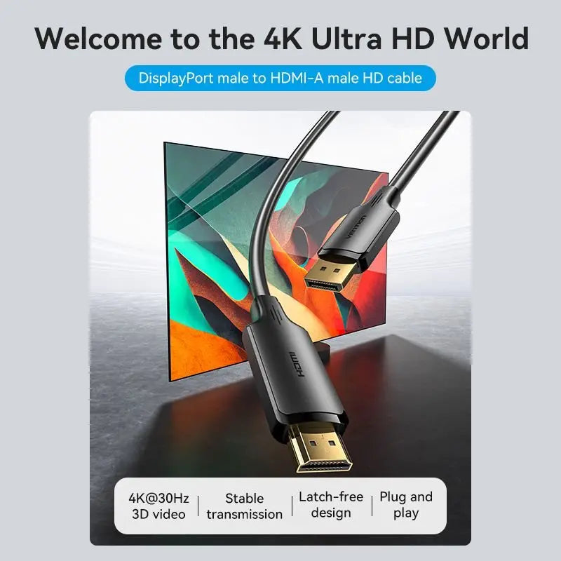 Vention DisplayPort to HDMI™ Cable - Vention