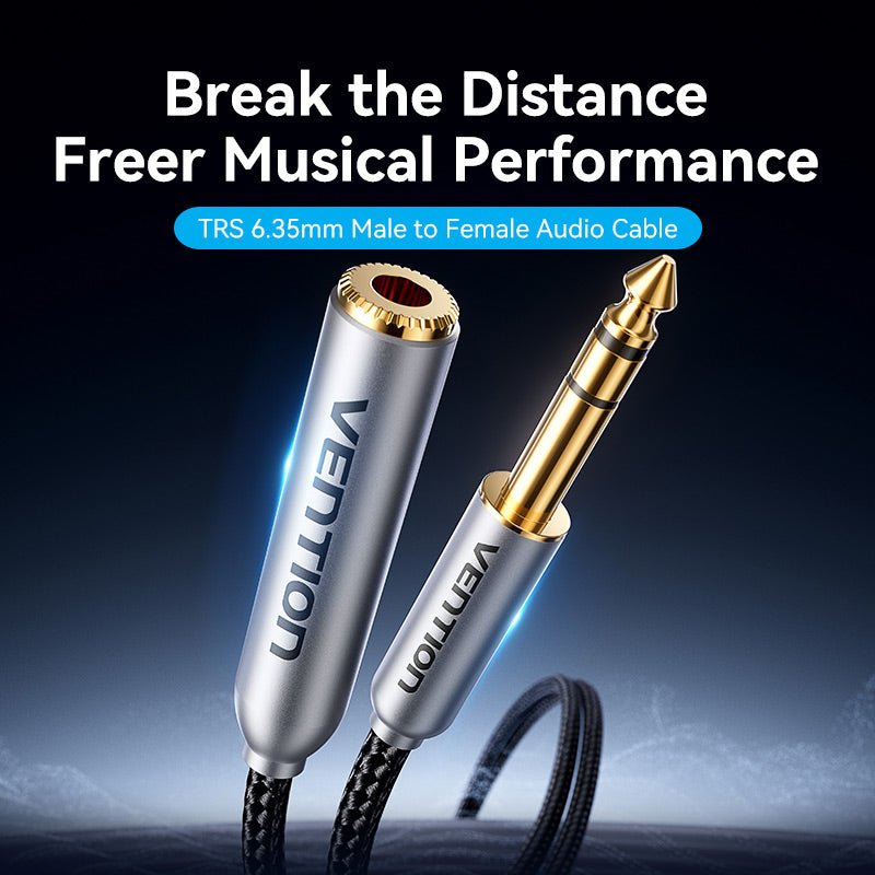 Vention 6.35mm Male to Female Audio Cable - Vention