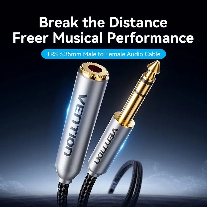 Vention 6.35mm Male to Female Audio Cable - Vention