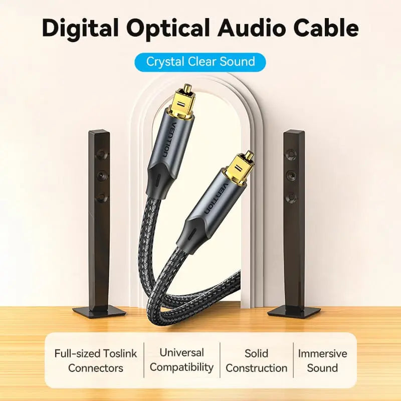 Optical Fiber Audio Cable - Vention