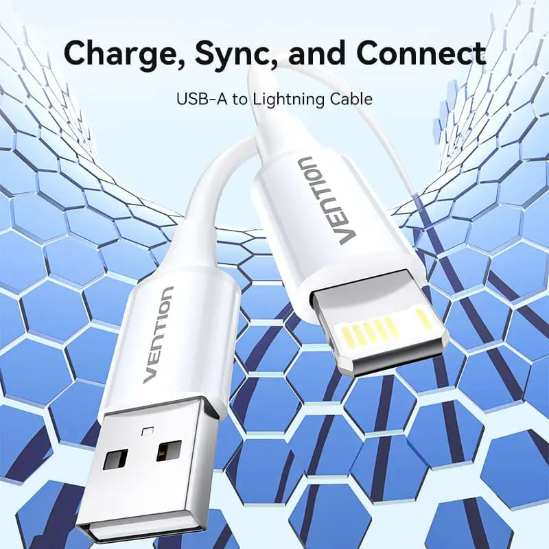 Vention USB 2.0 Type-A Male to Lightning Male 2.4A Cable - Vention