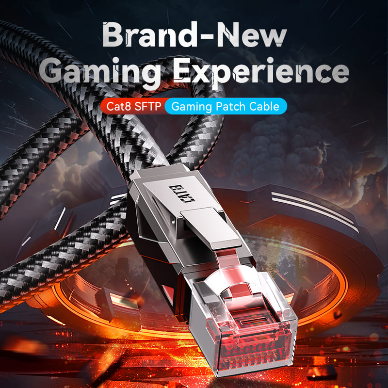 Cat8 SFTP Gaming Patch Cable