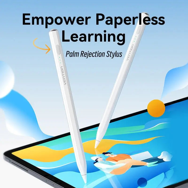Vention Stylus Pen for iPad with Palm Rejection & Touch Switch White - Vention