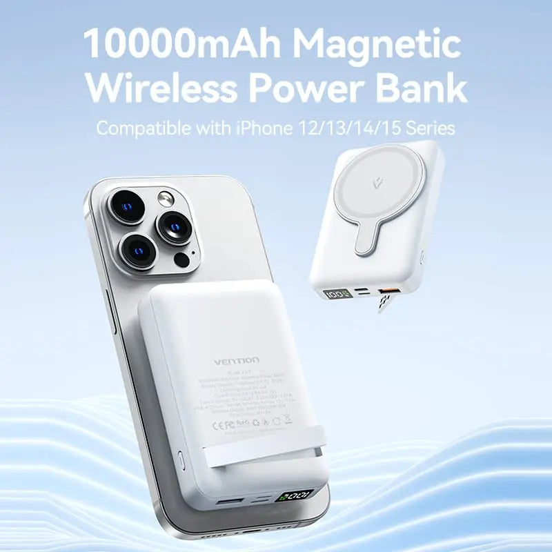 Vention 10000mAh Magnetic Wireless Power Bank 22.5W - Vention