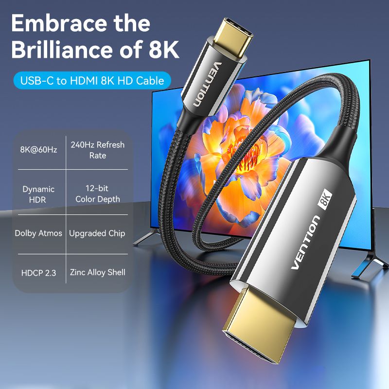 Vention 8K USB-C To HDMI™ Cable - Vention