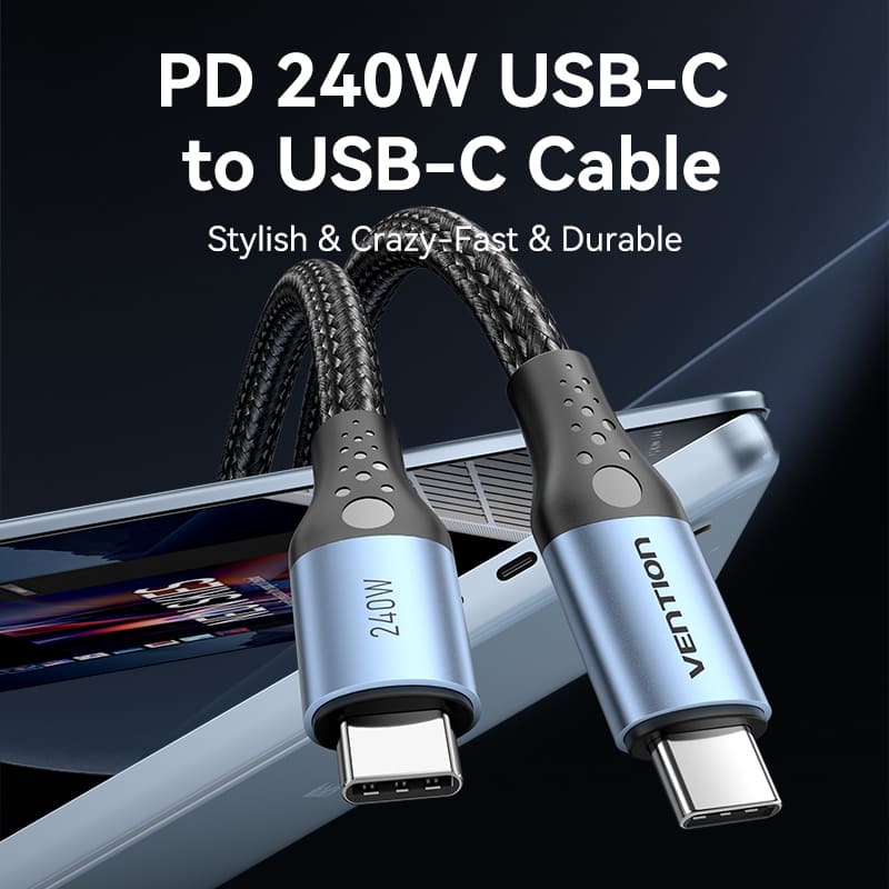 USB 2.0 C Male to C Male 240W Cable