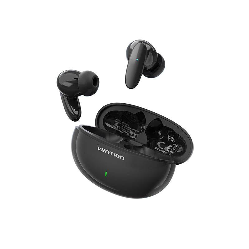 Compact Bluetooth Wireless Headphones - In-Ear Black 2024