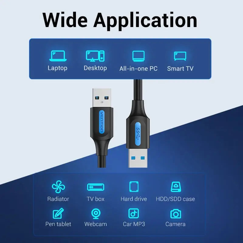 USB 3.0 A Male to A Male Cable - Vention
