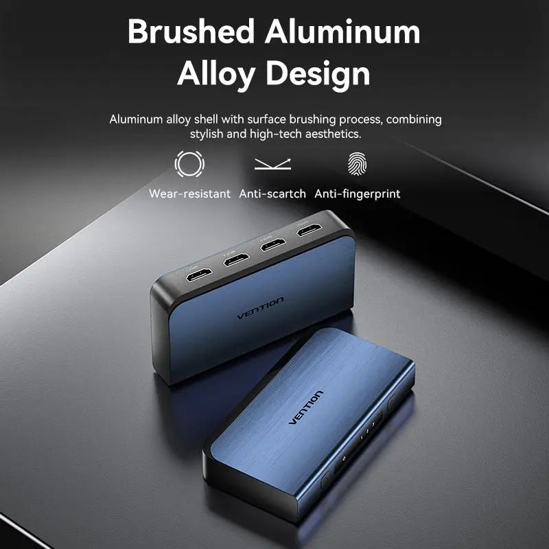 Vention 3 In 1 Out HDMI™ Switcher Blue Aluminum Alloy Type - Vention