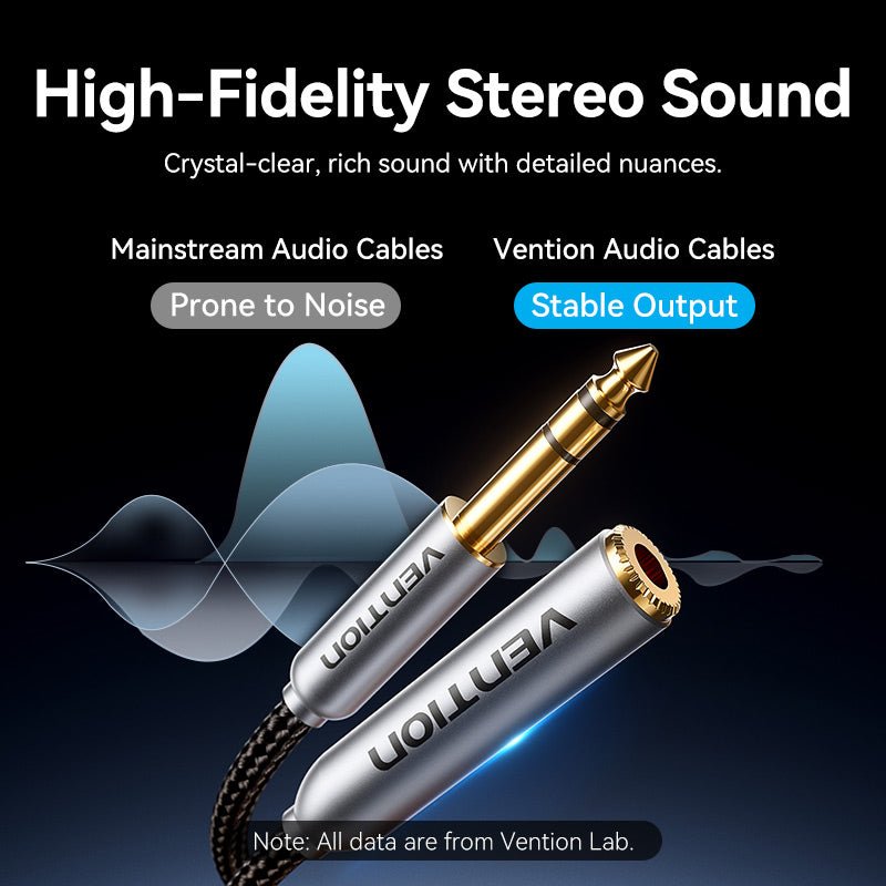 Vention 6.35mm Male to Female Audio Cable - Vention