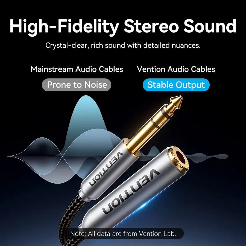 Vention 6.35mm Male to Female Audio Cable - Vention
