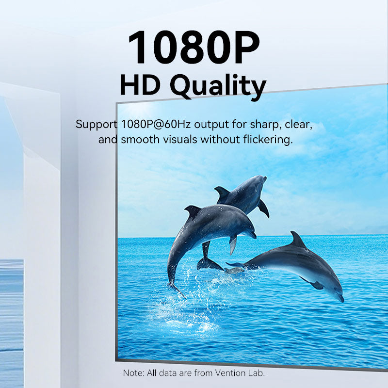 Vention VGA to HDMI™ Converter with Female Micro USB and Audio Port