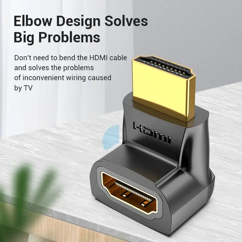 Vention HDMI™ 270 Degree Male to Female Adapter Black - Vention