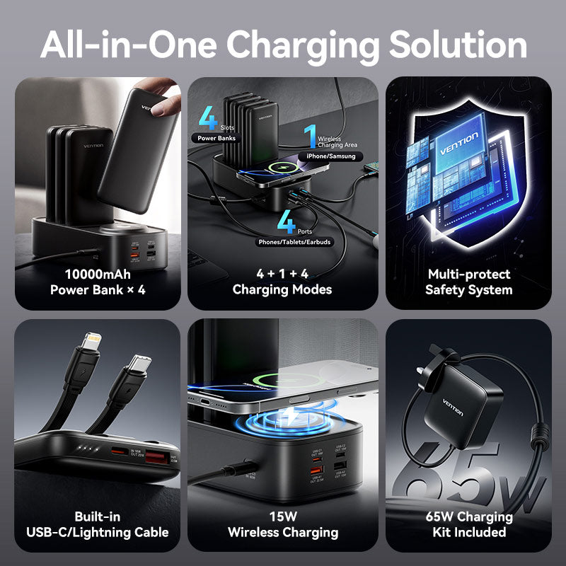 Vention Multi-Function Charging Station Kit