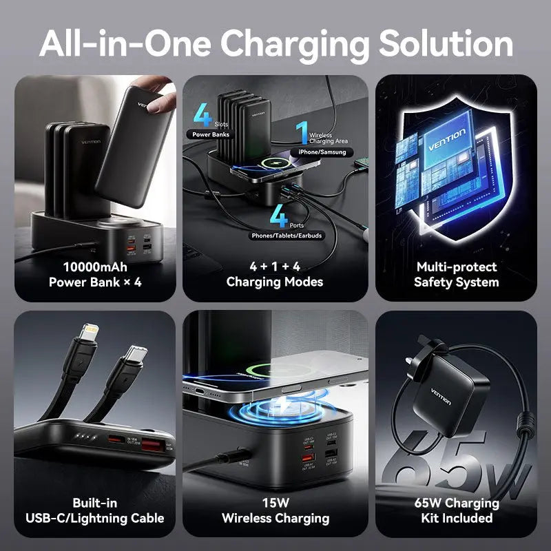 Vention Multi-Function Charging Station Kit - Vention