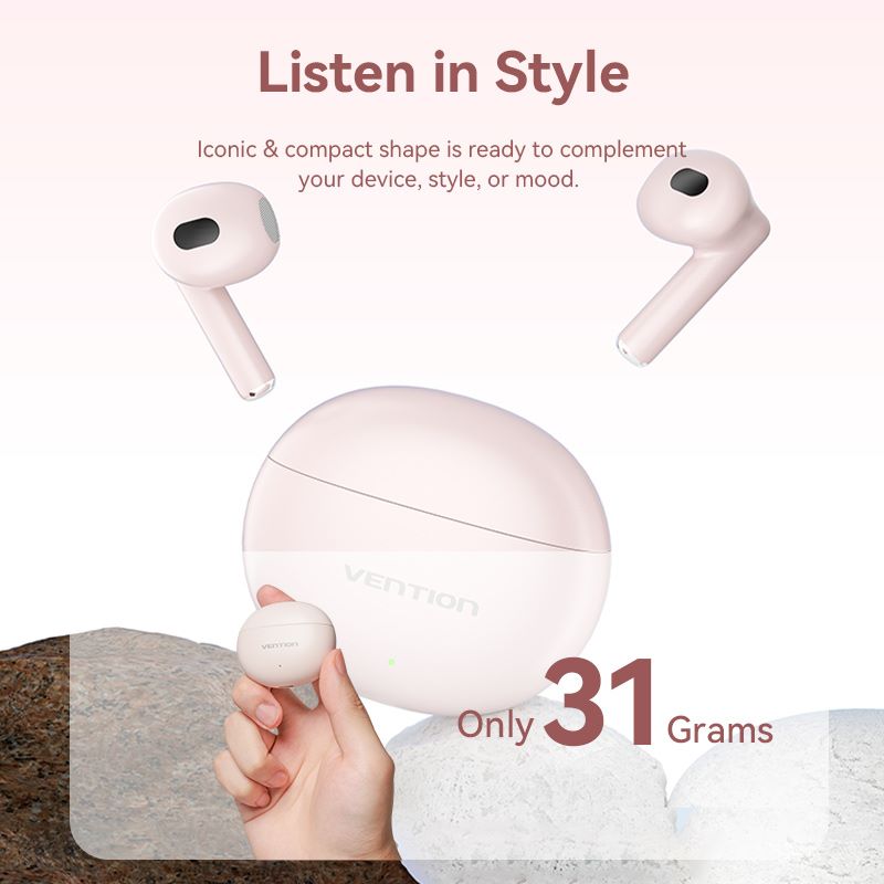True Wireless Bluetooth Earbuds Elf E06 Black/White/Pink/Blue