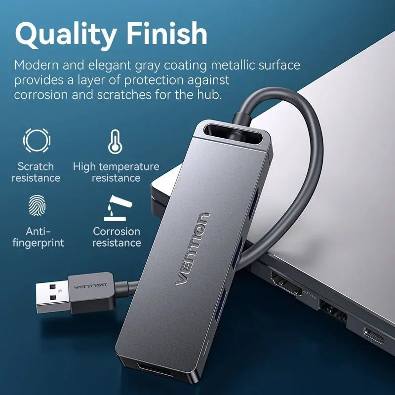 Vention 5-in-1 USB 3.0 Hub - Vention
