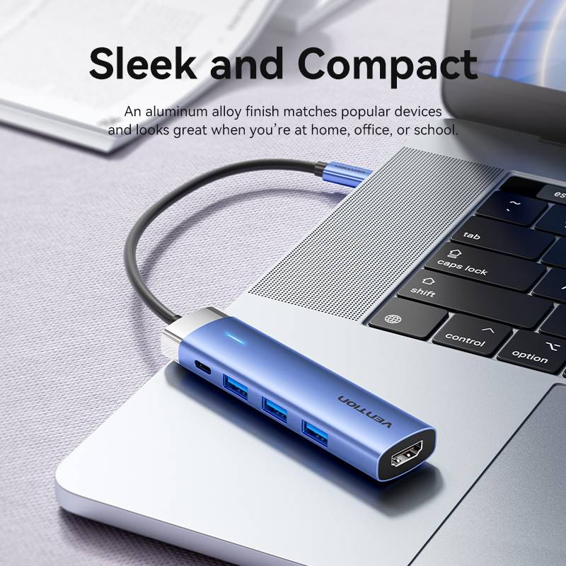 Vention 5-in-1 USB-C Docking Station - Vention