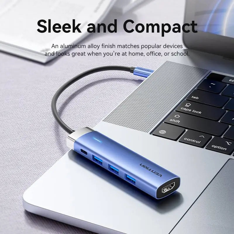 Vention 5-in-1 USB-C Docking Station - Vention
