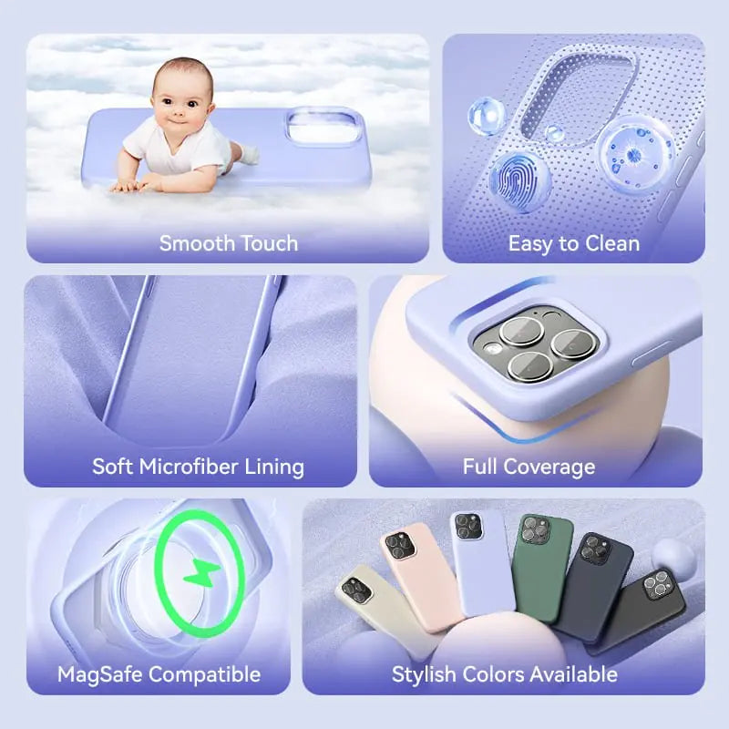 Vention Liquid Silicone Case for iPhone 16 with MagSafe - Vention