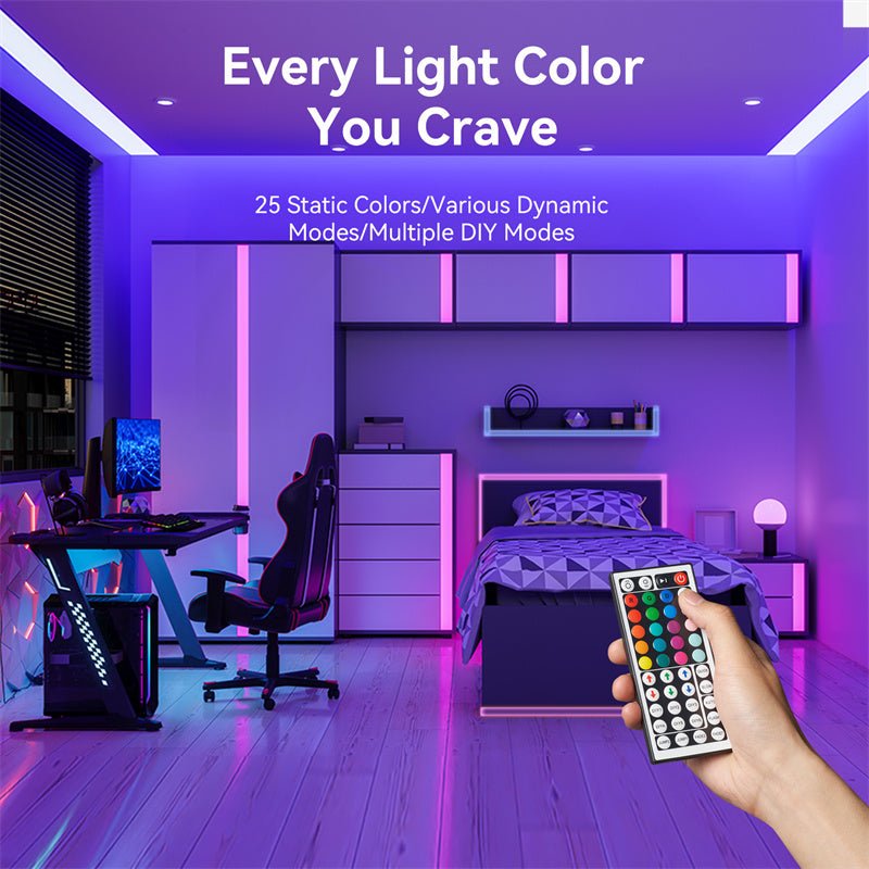 Vention Silicone Neon LED Strip Lights with IR Remote and USB 5V Power Supply - Vention
