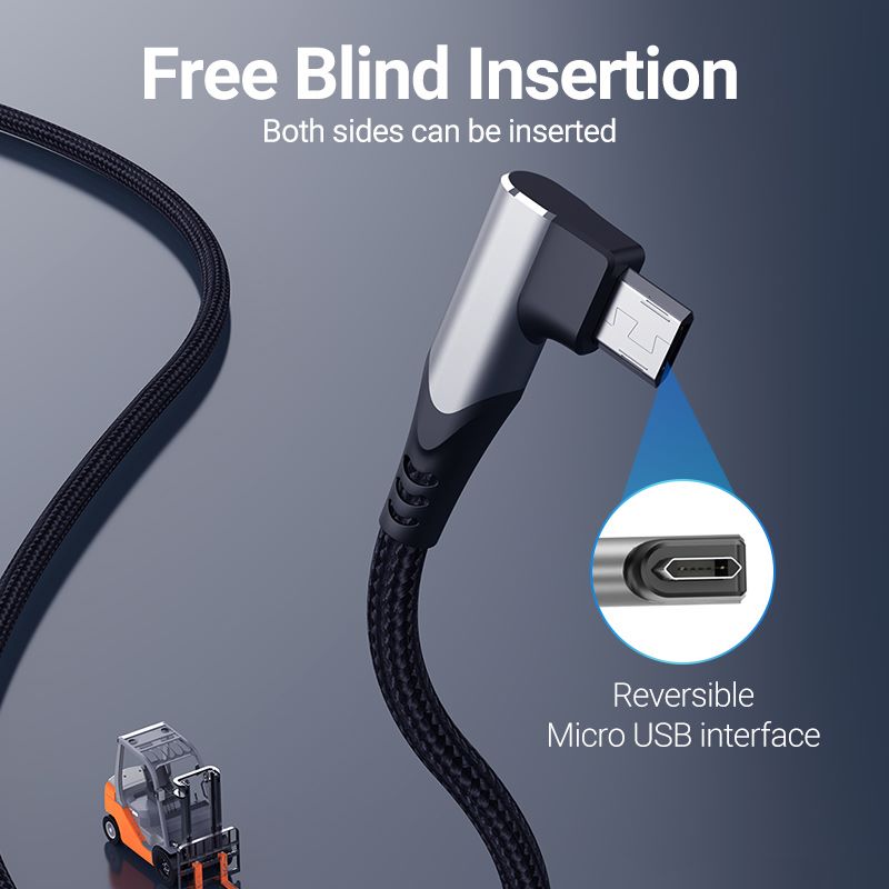USB 2.0 A Male to Micro-B Male