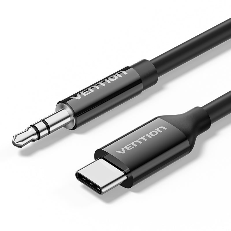<tc>Vention</tc> Cable de audio USB-C macho a macho de 3,5 mm con adaptador DAC tipo ABS