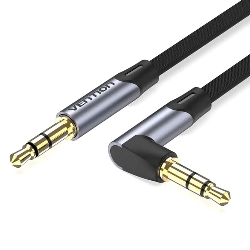 3.5MM Right Angle Male to Male Flat Aux Cable - Vention