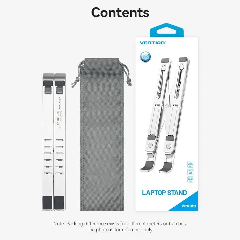 Vention Foldable Laptop Stand Silver Aluminum Alloy Type - Vention