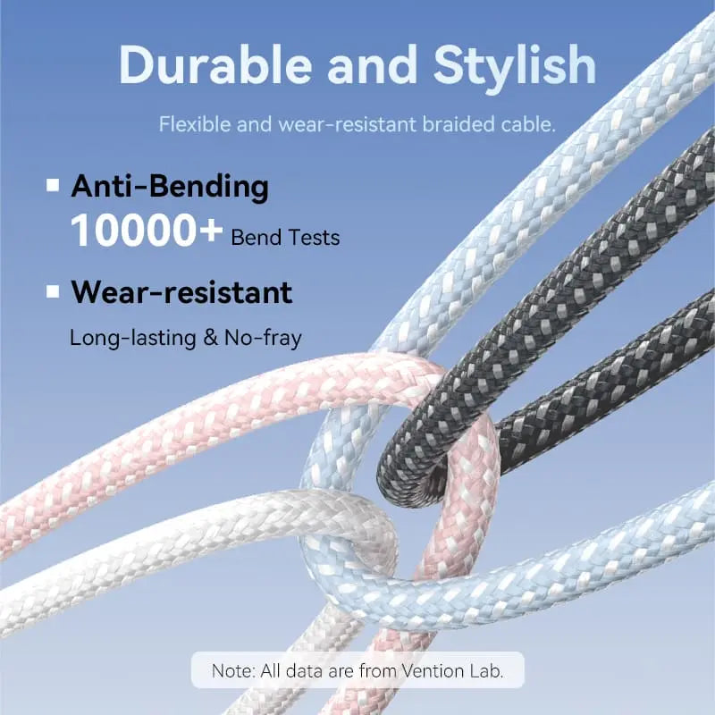 Vention USB 2.0 Type-A Male to Lightning Male 2.4A Cable Aluminum Alloy Type - Vention