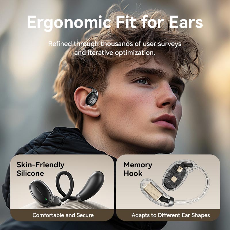 <tc>Vention</tc> Kabellose Bluetooth-Open-Ear-Kopfhörer OpenBeat