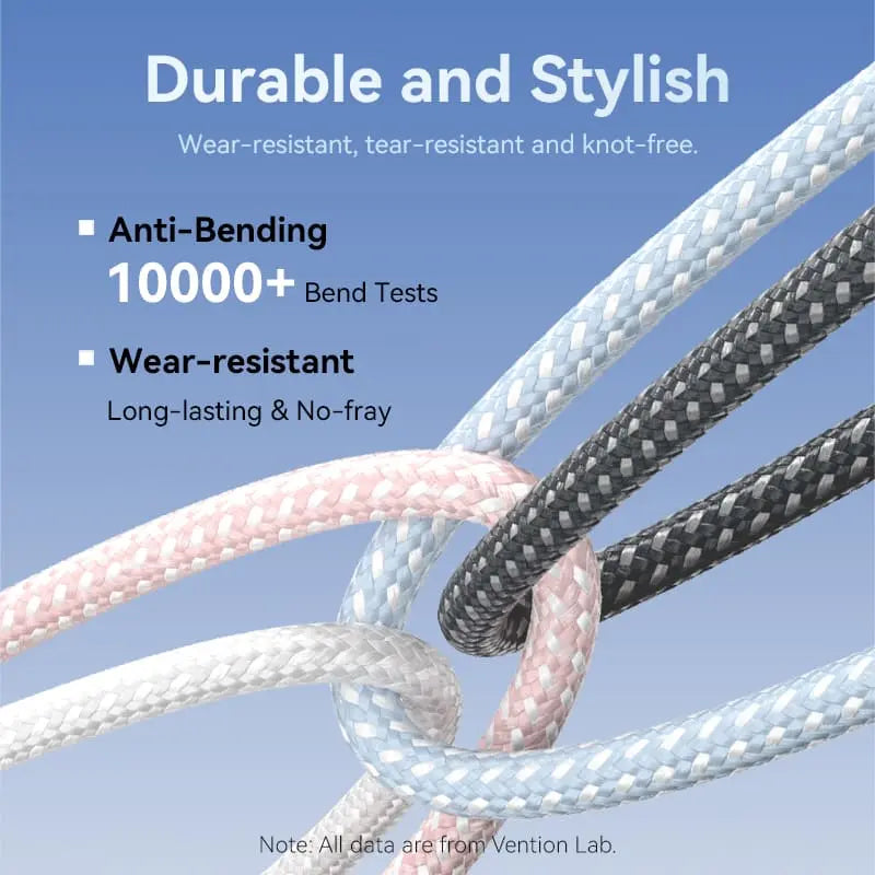 Vention USB 2.0 Type-C Male to Type-C Male 3A Cable Aluminum Alloy Type - Vention