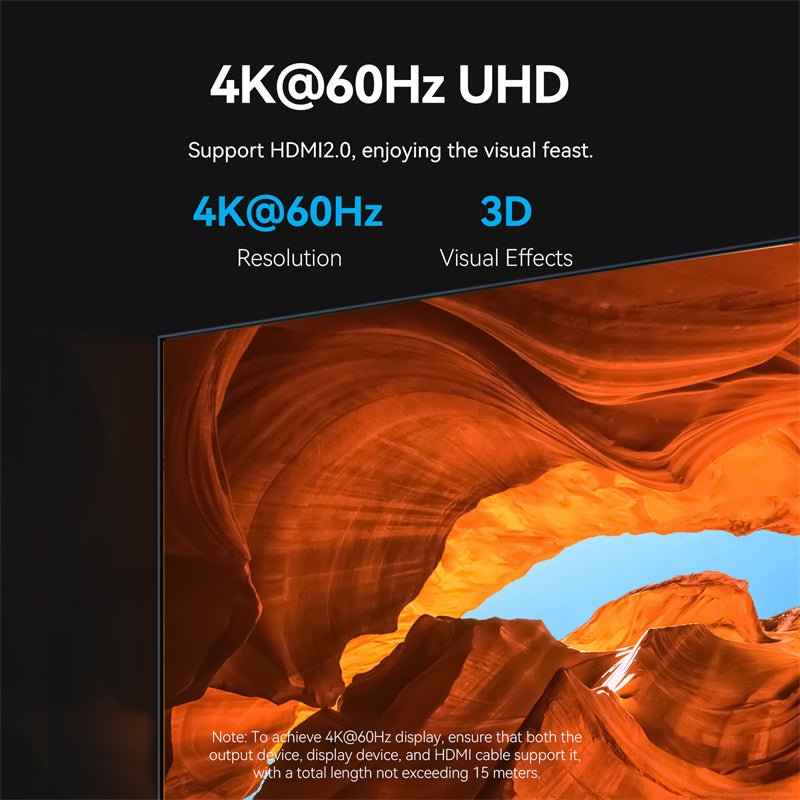 Vention HDMI™ Female to Female Repeater Gray Aluminum Alloy Type - Vention