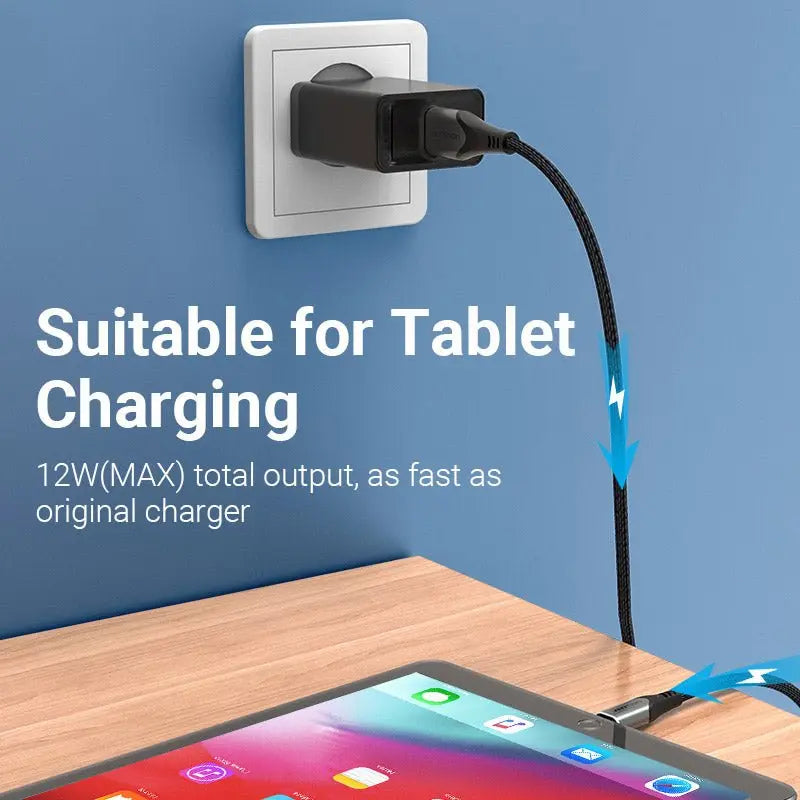 Vention 1-Port USB Wall Charger 12W EU-Plug - Vention