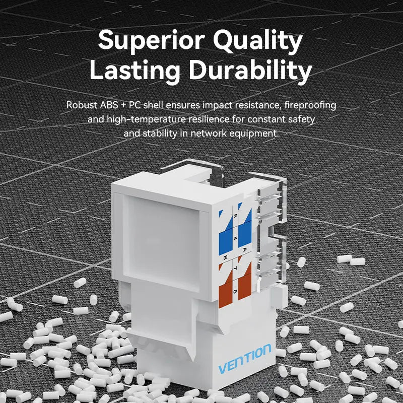Vention Cat6 Unshielded Keystone Jack - Vention