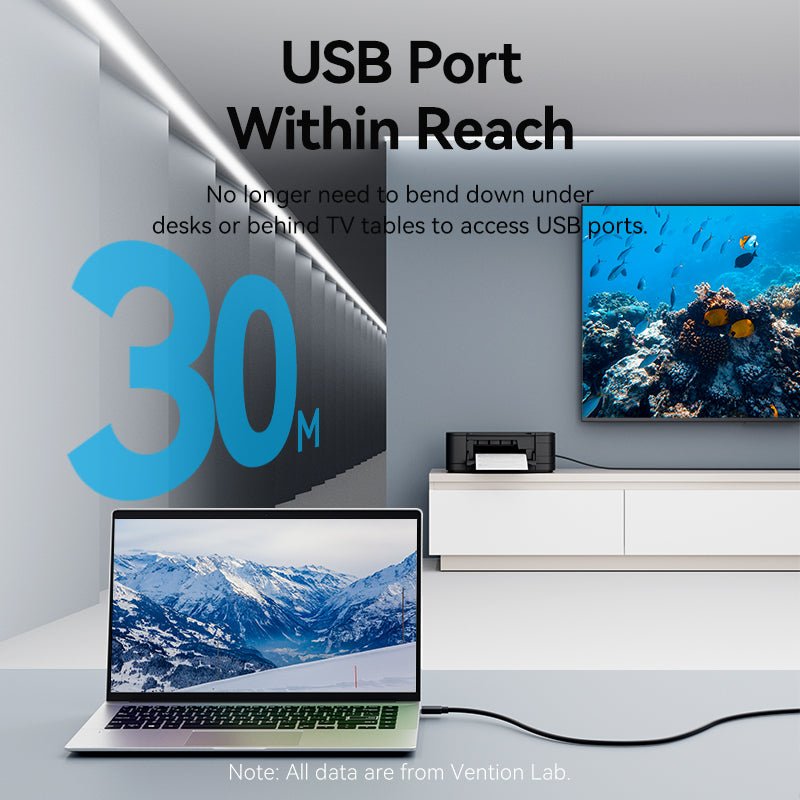 Vention USB 2.0 Active Extension Cable - Vention