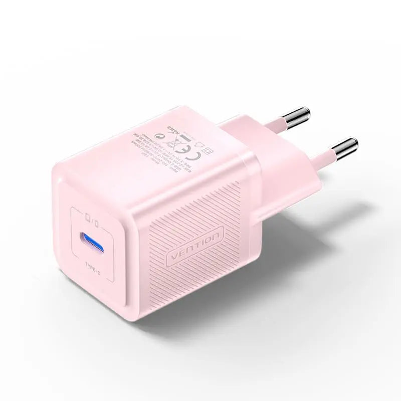 Vention 1-Port USB-C GaN Charger 20W EU-Plug - Vention