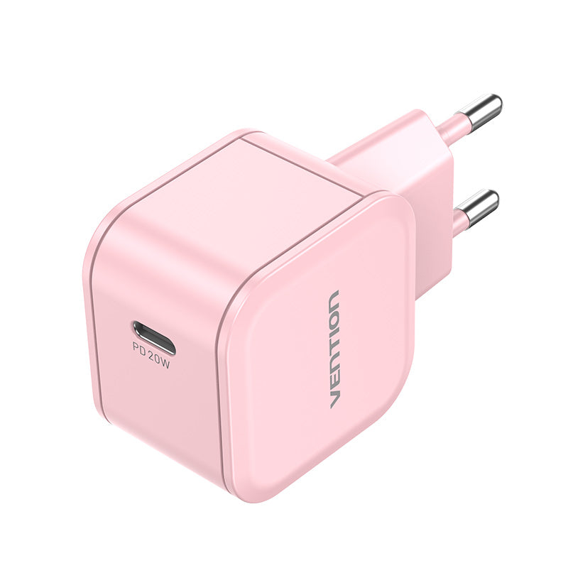 Vention 1-Port USB-C Wall Charger 20W EU-Plug