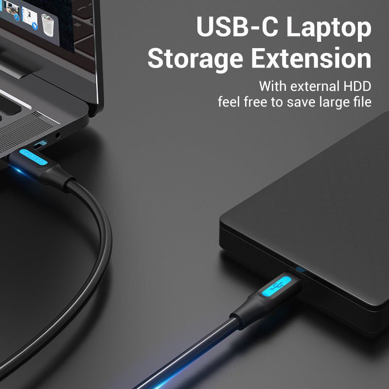 Vention USB 2.0 C Male to Mini-B Male 2A Cable - Vention