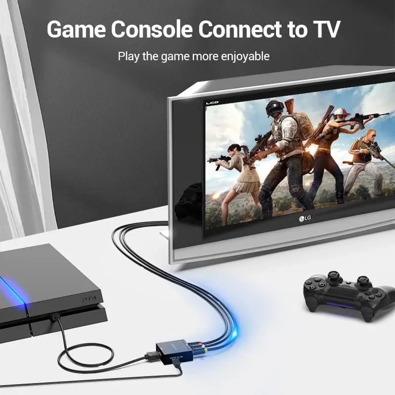 Vention HDMI™ to RCA Converter Black Metal Type - Vention