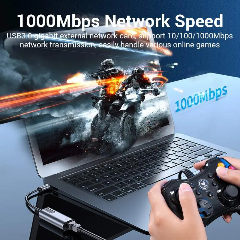 Vention USB-C to Gigabit Ethernet Adapter - Vention