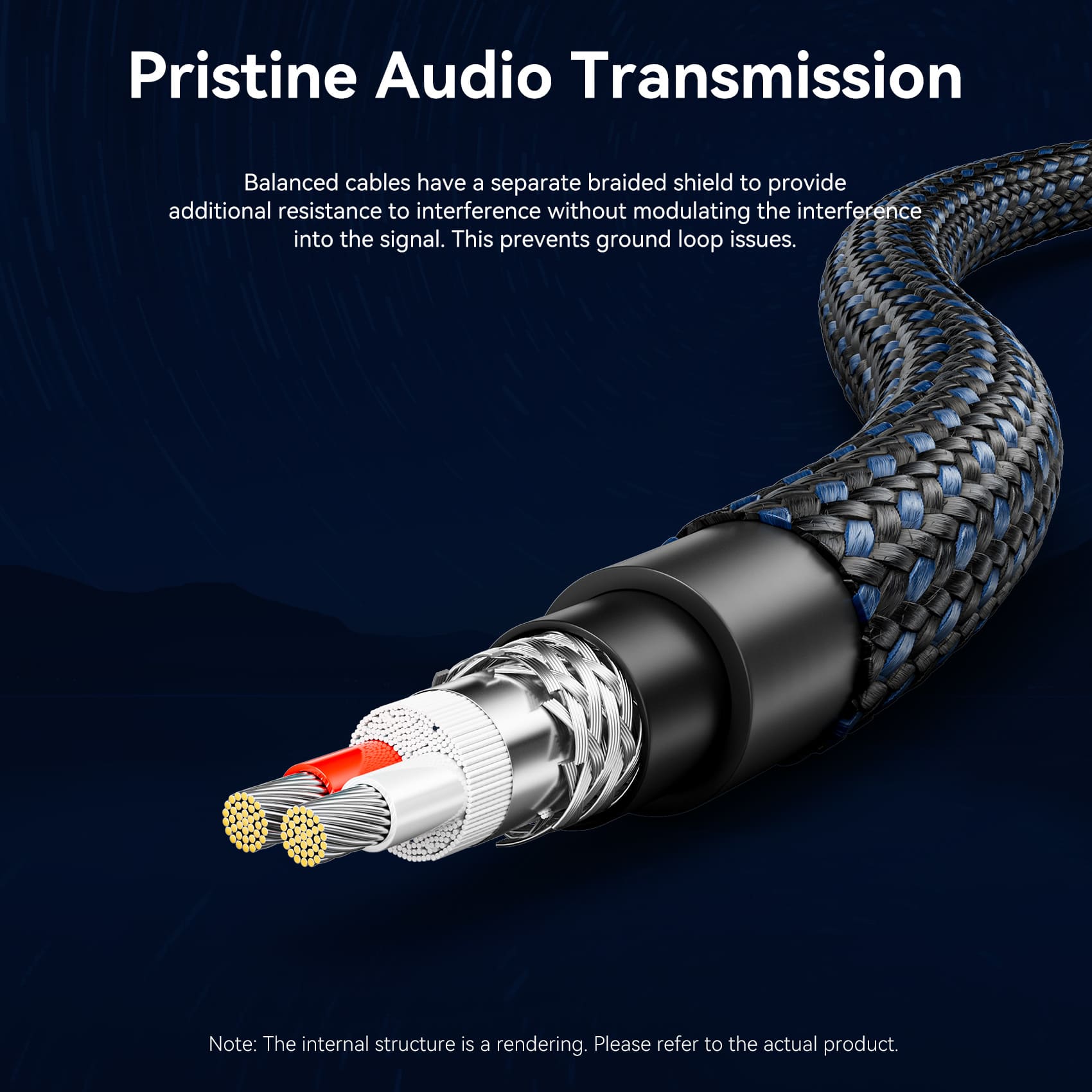 XLR Male to XLR Female Microphone Cable (Hi-Fi)