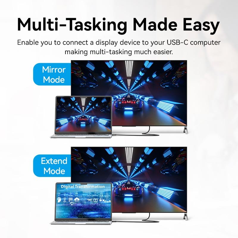 Vention USB-C to DP 4K HD Cable - Vention