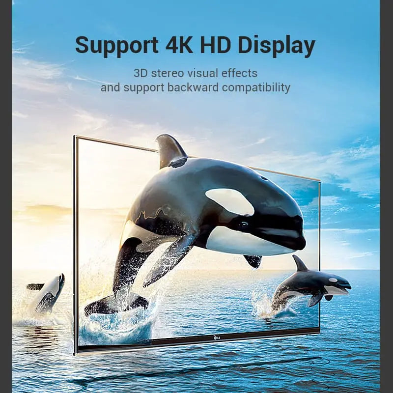 Vention HDMI™ 270 Degree Male to Female Adapter Black - Vention