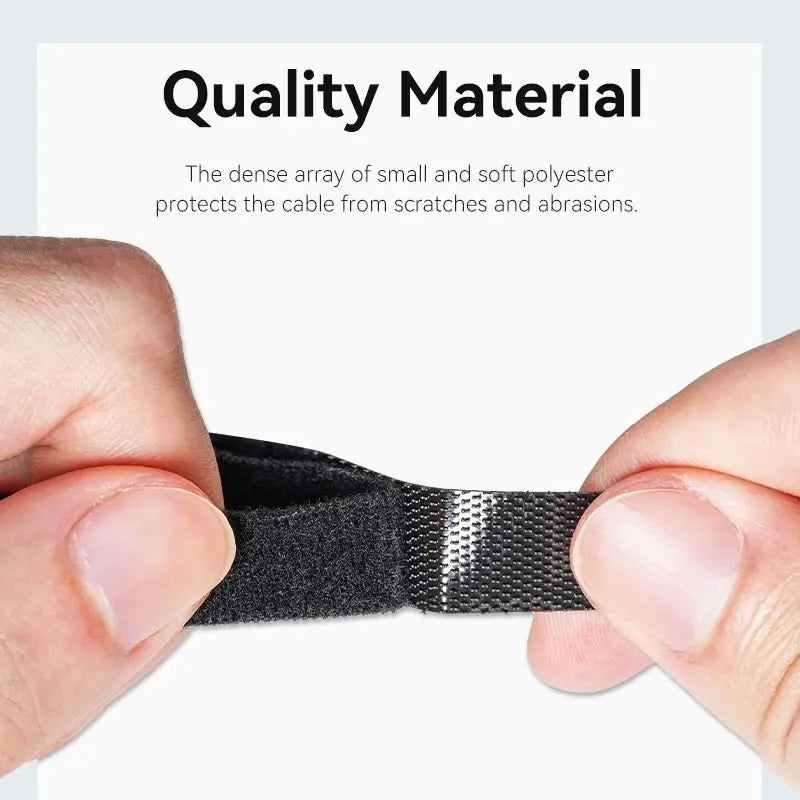 Vention Hook & Loop Cable Tie 120mm x 12mm Black - Vention
